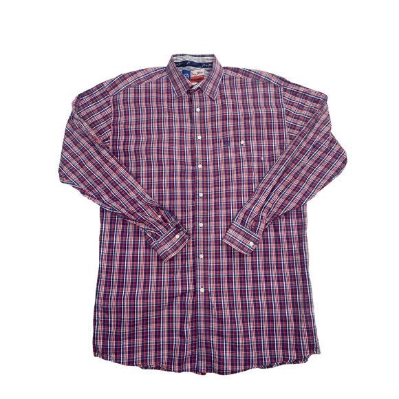 Wrangler George Strait Shirt Mens XLT Tall Western Cowboy Ranch Rodeo - Picture 1 of 4